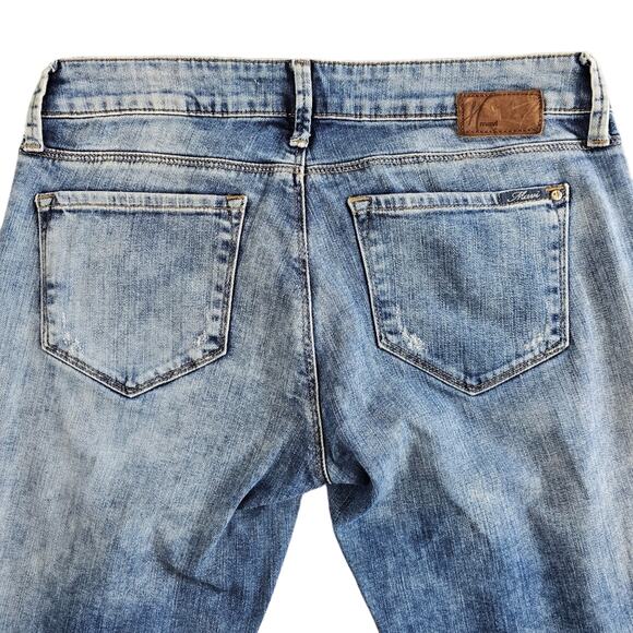 Mavi Jeans Women's Size 28 Slim Boyfriend Ripped Paint Splatter Distressed Emma - Picture 7 of 16